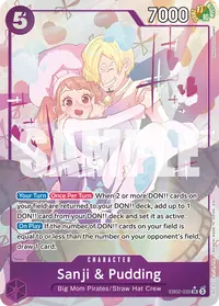 Sanji & Pudding EB02-035_p1 · Alternate art