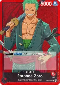 Roronoa Zoro OP01-001_x1 · Promo