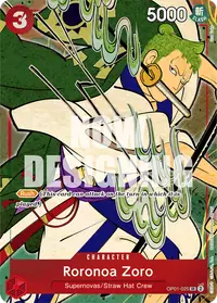 Roronoa Zoro OP01-025_p3 · Illustration alternative