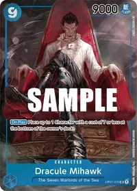 Dracule Mihawk OP01-070_p1 · Illustration alternative