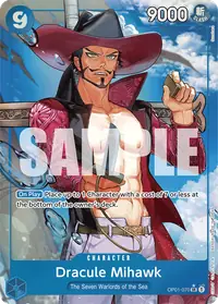 Dracule Mihawk OP01-070_p4 · Alternate art