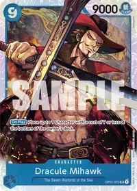 Dracule Mihawk OP01-070_r1 · Reprint
