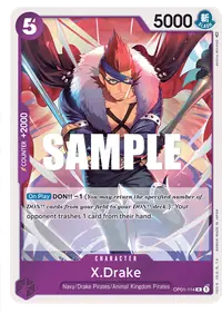 X.Drake OP01-114 · Base