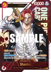 Shanks OP01-120_ja4 · Numérotée