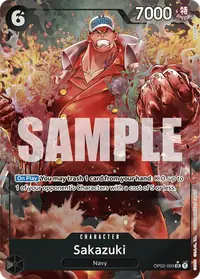 Sakazuki OP02-099_p4 · Arte alternativo