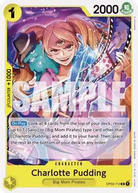 Charlotte Pudding OP03-112_r1 · Reprint