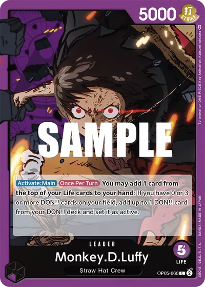 Monkey D. Luffy OP05-060