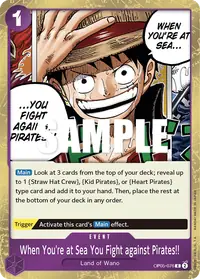 En mer... ce sont les pirates qu'on affronte !! OP05-076 · Base