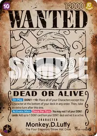Monkey.D.Luffy OP05-119_p6 · Wanted poster