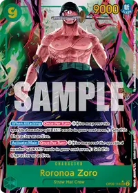 Roronoa Zoro OP06-118_p1 · Illustration alternative