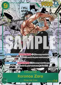 Roronoa Zoro OP06-118_r1 · Manga