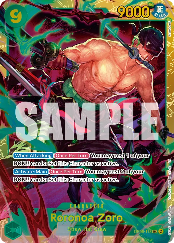 Roronoa Zoro OP06-118_r2