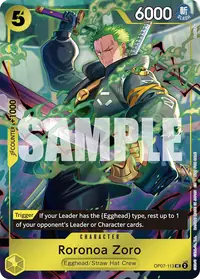 Roronoa Zoro OP07-113_p1 · Illustration alternative