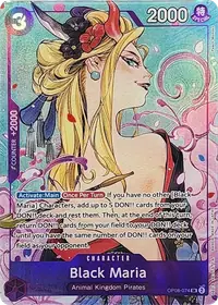 Black Maria OP08-074_x2 · Foil texturée