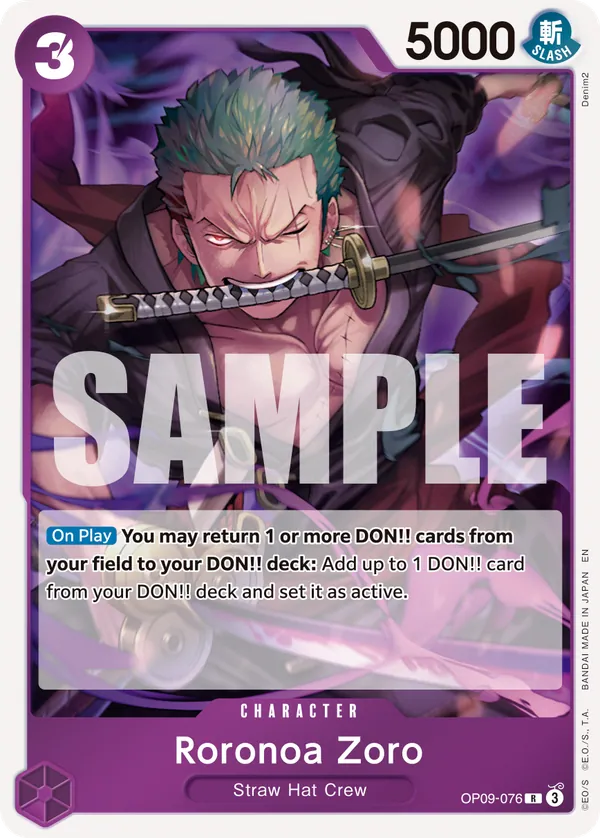 Roronoa Zoro OP09-076_r2