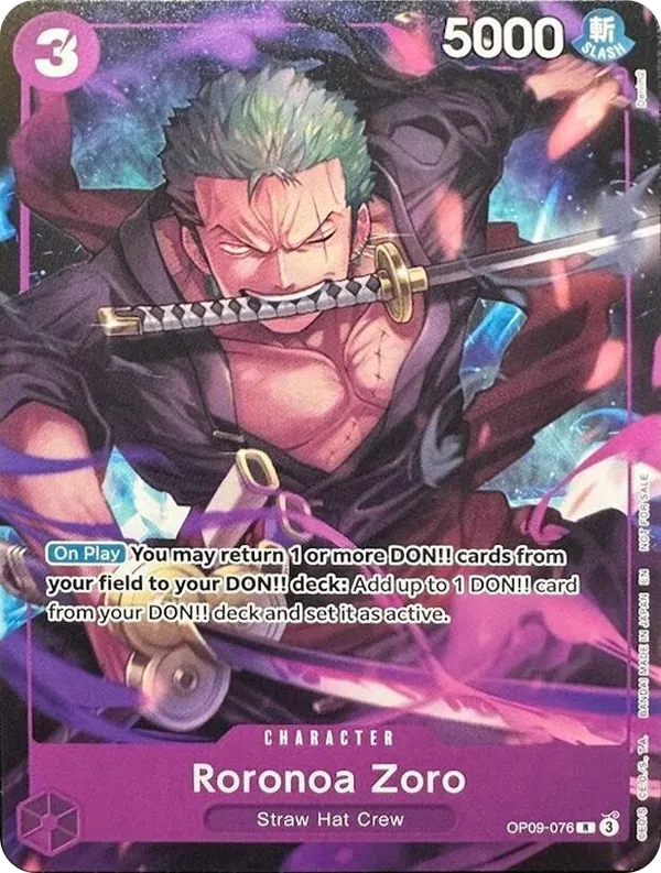 Roronoa Zoro OP09-076_x1
