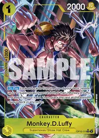 Monkey.D.Luffy OP10-111_p1 · Arte alternativo