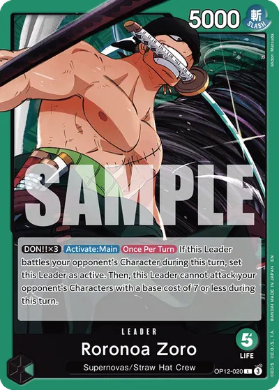 Roronoa Zoro OP12-020