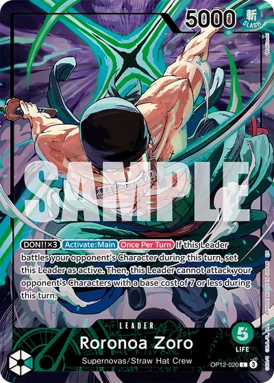 Roronoa Zoro OP12-020_p4