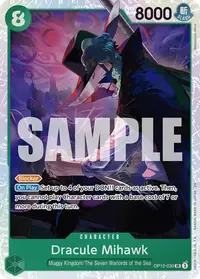 Dracule Mihawk OP12-030 · Base