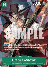 Dracule Mihawk OP12-030_p1 · Arte alternativo