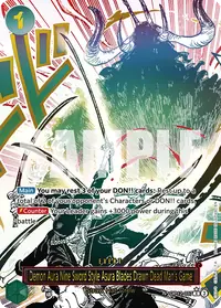 Demon Aura Nine Sword Style Asura Blades Drawn Dead Man's Game OP12-037_p1 · Alternate art