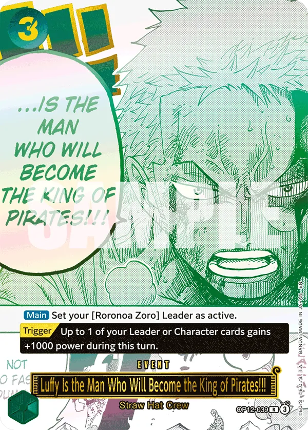 Luffy deviendra un jour le roi des pirates !! OP12-039_p1