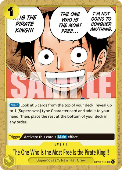 The One Who Is the Most Free Is the Pirate King!!!
