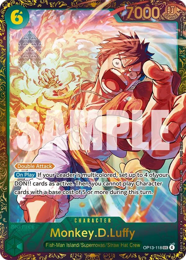 Monkey D. Luffy OP13-118_x1