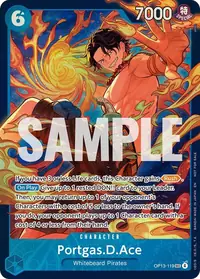 Portgas D. Ace OP13-119_x3 · Promo