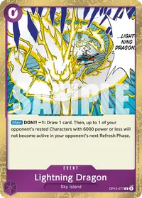 Lightning Dragon OP15-077 · Base
