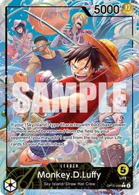 Monkey.D.Luffy OP15-098_p1 · Arte alternativo