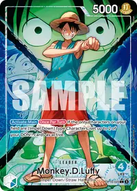Monkey.D.Luffy OP16-022_p1 · Arte alternativo