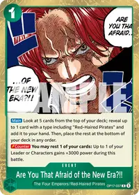 Are You That Afraid of the New Era?!! OP17-037 · Base