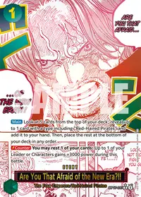 Are You That Afraid of the New Era?!! OP17-037_p1 · Alternate art