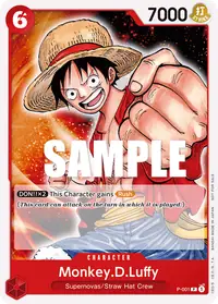 Monkey.D.Luffy P-001 · Base
