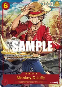 Monkey.D.Luffy P-001_x1 · Vainqueur