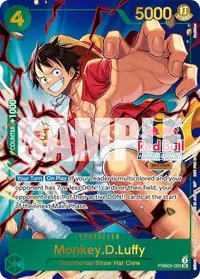 Monkey D. Luffy PRB02-005_x1 · Vainqueur