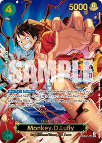 Monkey D. Luffy PRB02-005_x2 · Foil texturée