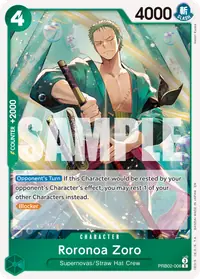 Roronoa Zoro PRB02-006 · Base
