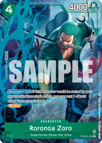 Roronoa Zoro PRB02-006_p1 · Alternate art