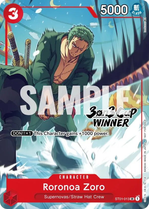 Roronoa Zoro ST01-013_x3