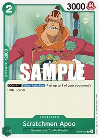 Scratchmen Apoo ST02-008 · Base