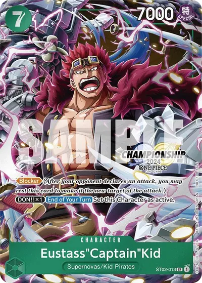 Eustass"Captain"Kid ST02-013_x3