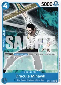 Dracule Mihawk ST03-005_r2 · Reimpresión