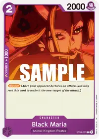 Black Maria ST04-011 · Base
