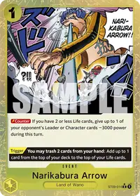 Narikabura Arrow ST09-014_p3 · Foil texturizada