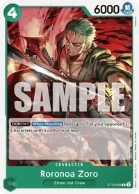 Roronoa Zoro ST12-008 · Base