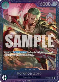 Roronoa Zoro ST12-008_p1 · Illustration alternative
