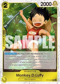 Monkey.D.Luffy ST13-014_p2 · Pirate foil